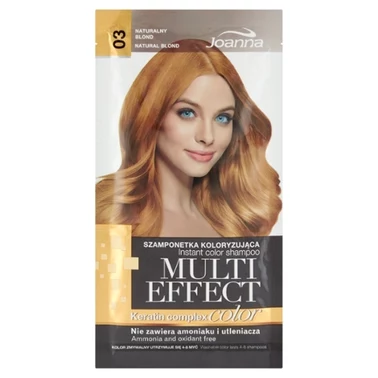 Joanna Multi Effect color Szamponetka koloryzująca naturalny blond 03 35 g - 1