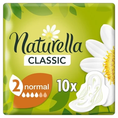 Naturella Classic Normal Camomile Podpaski ze skrzydełkami x10 - 2