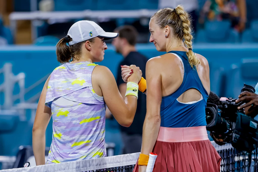 Iga Świątek i Petra Kvitova Iga Świątek i Petra Kvitova