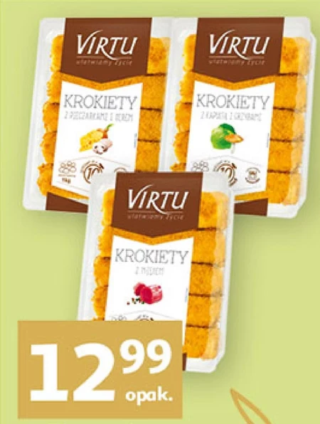 Virtu Krokiety z pieczarkami i serem 1 kg