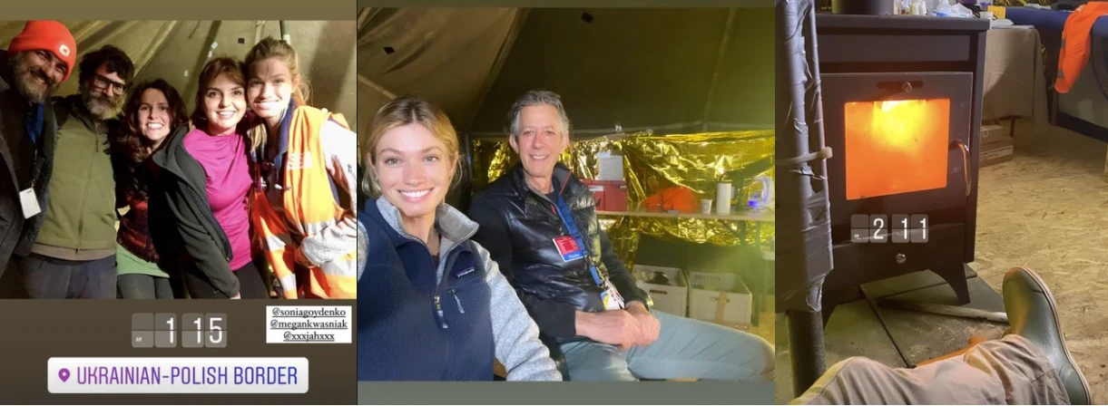 Maggie Rawlins relacjonuje swoją pracę pielęgniarki na granicy polsko-ukraińskiej na Instagramie @maggierawlins Maggie Rawlins relacjonuje swoją pracę pielęgniarki na granicy polsko-ukraińskiej na Instagramie @maggierawlins