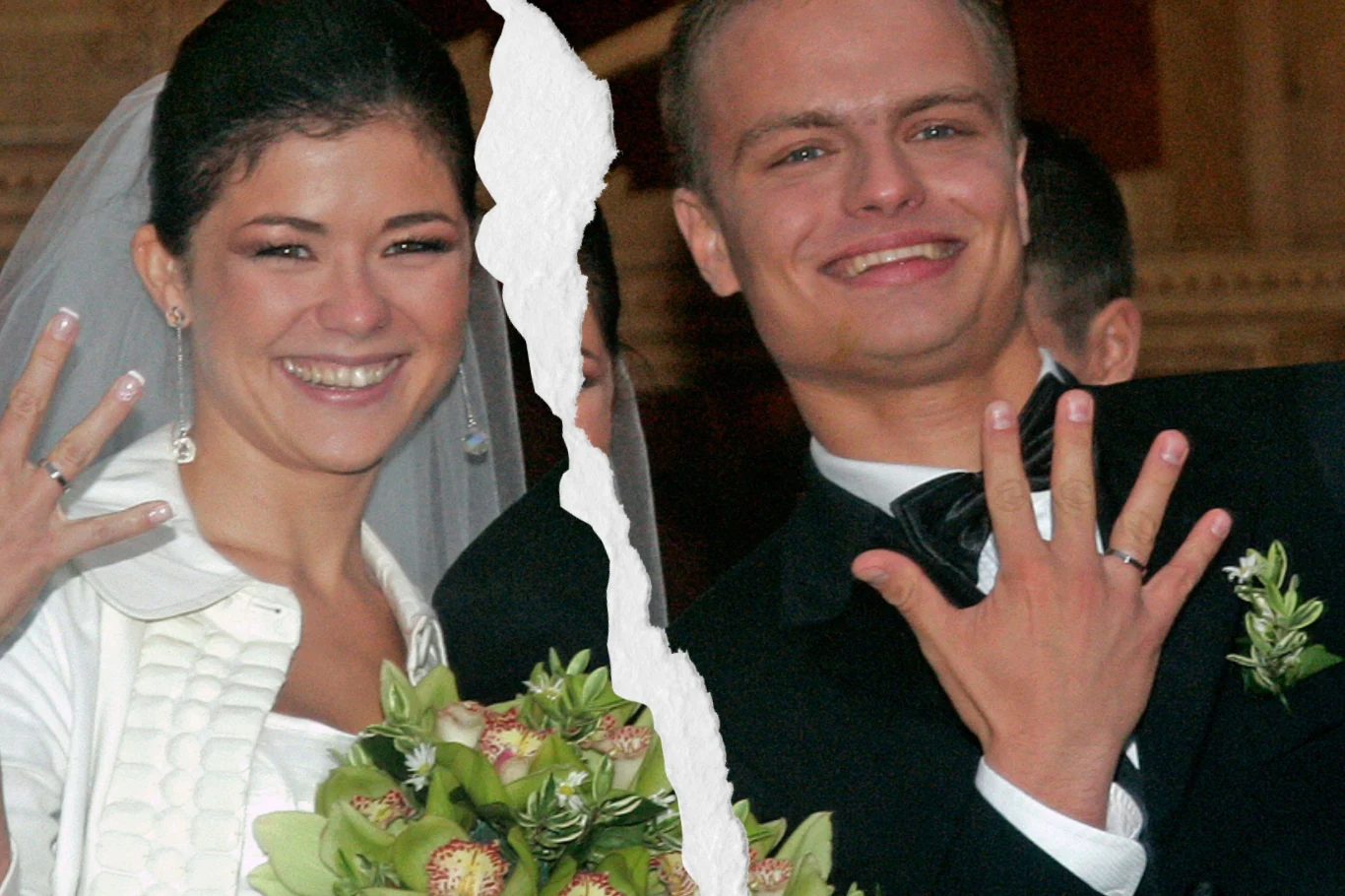 Ślub Katarzyny Cichopek i Marcina Hakiela, wrzesień 2008  