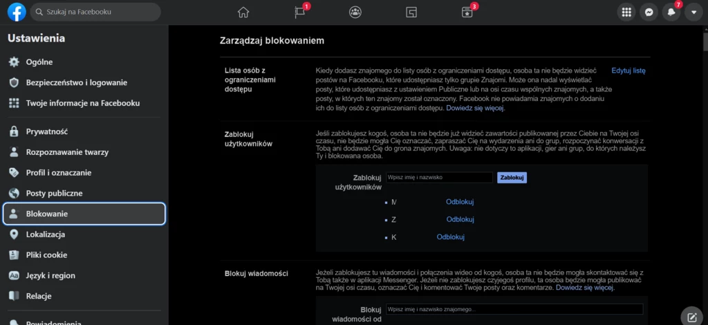 Jak odblokować kogoś na Facebooku? Możliwe jest to z poziomu strony, jak i Messengera
