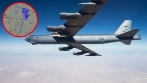 Bombowiec strategiczny B-52 Stratofortress pojawił się nad Polską