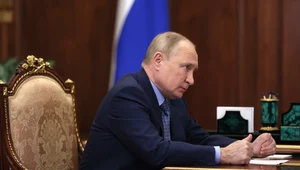 Rosja za nic ma prawo własności. Na zdj. Władimir Putin na Kremlu