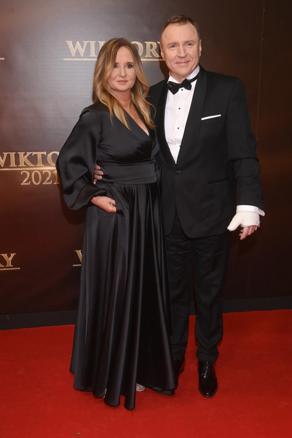 Joanna Kurska na gali rozdania Wiktorów 2021