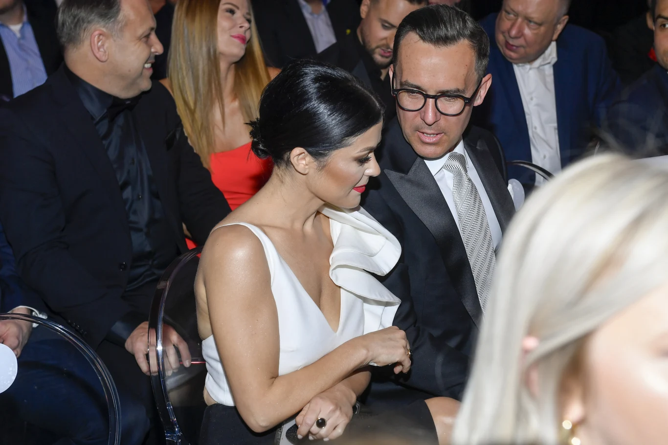 Kasia Cichopek i Maciej Kurzajewski na gali Wiktory 2022 Kasia Cichopek i Maciej Kurzajewski na gali Wiktory 2022