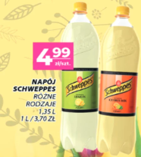 Schweppes Spritz Bezalkoholowy napój gazowany 1,35 l