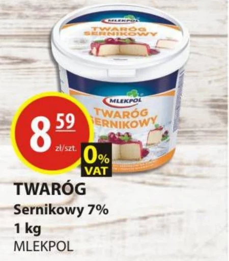 Mlekpol Twaróg sernikowy 1 kg