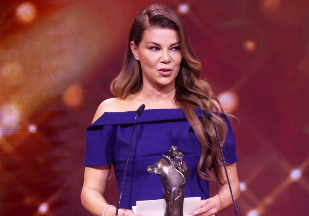 Edyta Górniak na gali rozdania Wiktorów 2021 Edyta Górniak na gali rozdania Wiktorów 2021