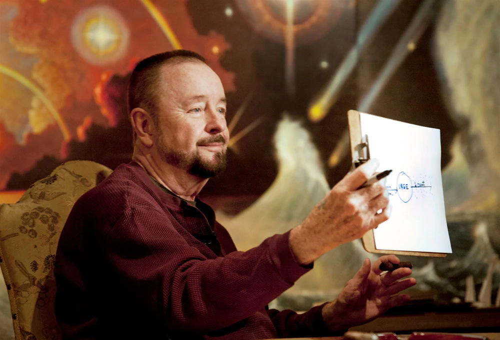 Ingo Swann (1933-2013)  był najsłynniejszym teleobserwatorem, programu STARGATE /foto:  American Viosionary Art Museum