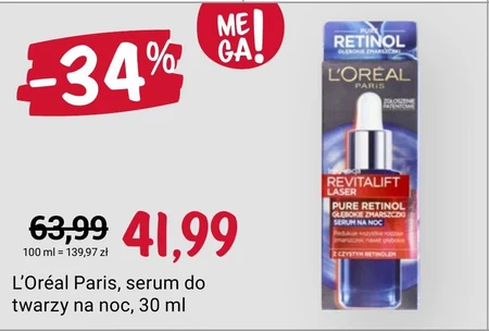 L'Oreal Paris Revitalift Laser Pure Retinol Serum na noc 30 ml