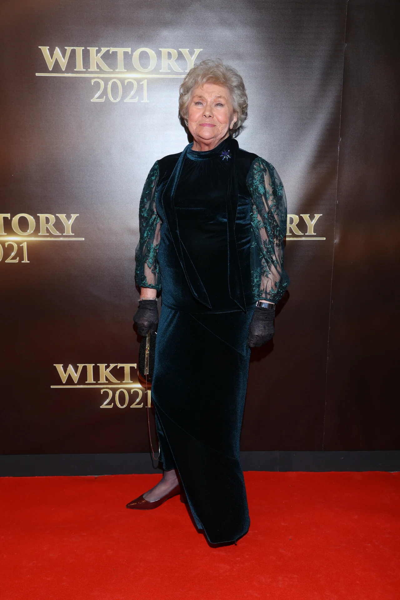 Teresa Lipowska na gali rozdania Wiktorów