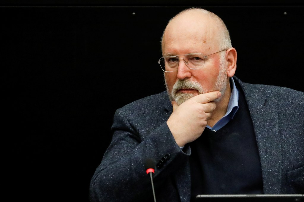 Wiceprzewodniczący Komisji Europejskiej Frans Timmermans.