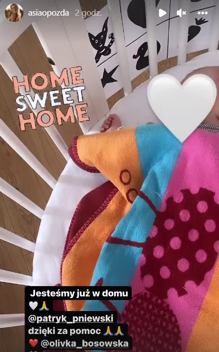 Joanna Opozda z synem opuścili szpital https://www.instagram.com/asiaopozda/ Joanna Opozda z synem opuścili szpital https://www.instagram.com/asiaopozda/