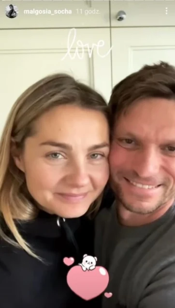 Małgorzata Socha i Krzysztof Wiśniewski na Instagramie / Instagram @malgosia_socha Małgorzata Socha i Krzysztof Wiśniewski na Instagramie / Instagram @malgosia_socha