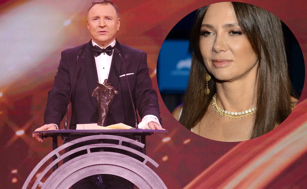 Jacek Kurski i Kinga Rusin