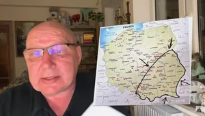 Jasnowidz Jackowski pokazał mapę i wytłumaczył, o co w niej chodzi