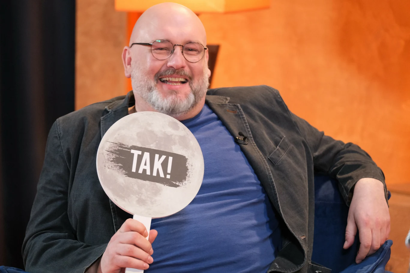 Michał Piela w programie "Moon Talk" Michał Piela w programie "Moon Talk"