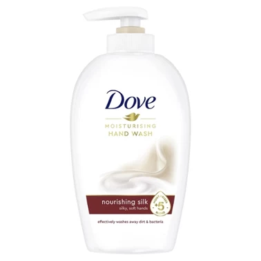 Dove Nourishing Silk Pielęgnujące mydło w płynie z pompką 250 ml - 0