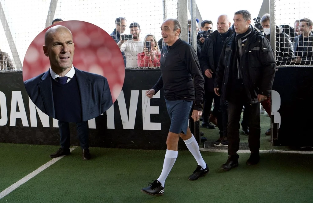 Brat Zidane'a wyrzucił z obiektu kandydata na prezydenta Francji