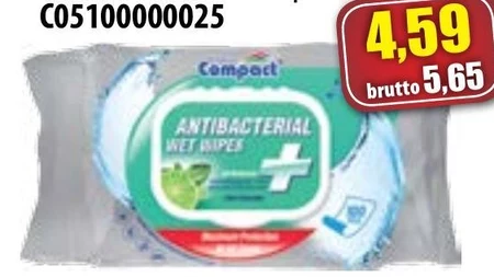 Chusteczki antybakteryjne Ultra Compact