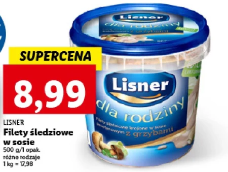 Filety śledziowe Lisner