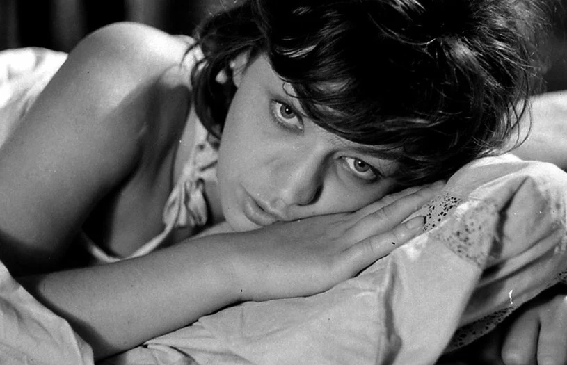 Elżbieta Kępińska w scenie z filmu "Dotknięcie nocy"