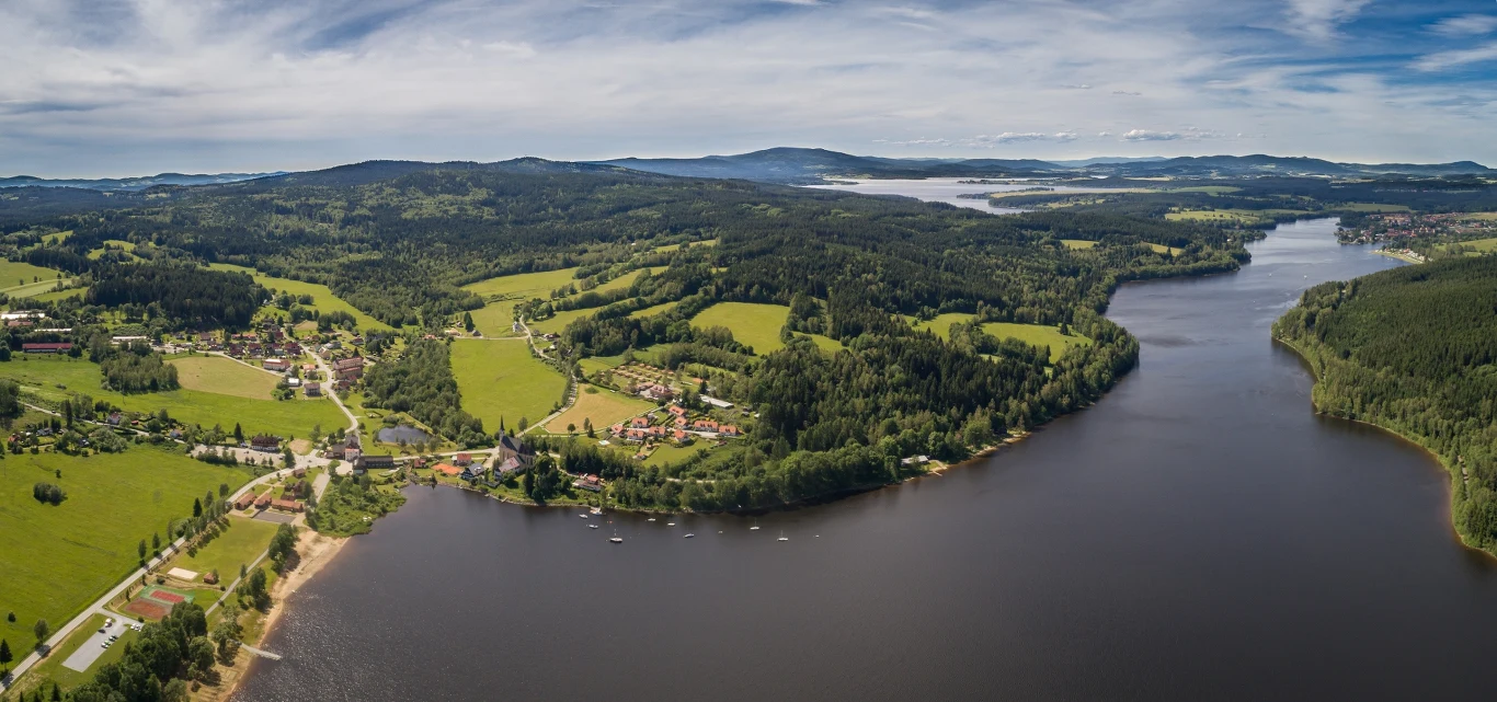 Zbiornik Lipno w Czechach