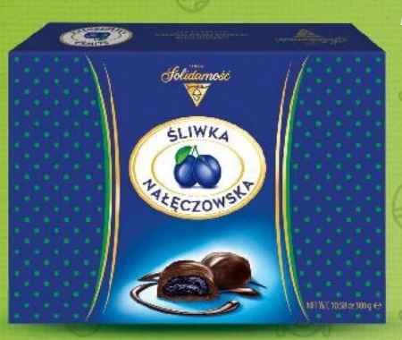 Solidarność Śliwka Nałęczowska w czekoladzie 300 g