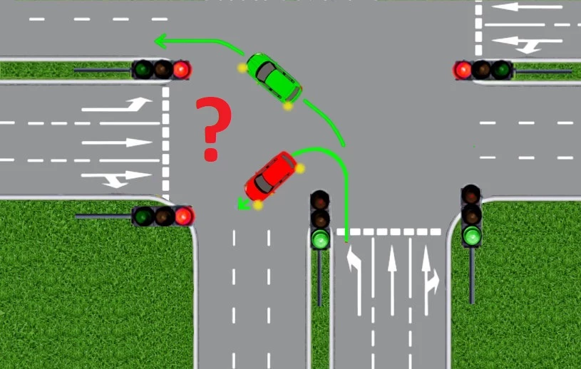 Czy w takiej sytuacji można zawrócić na skrzyżowaniu? Wielu kierowców nie zna odpowiedzi