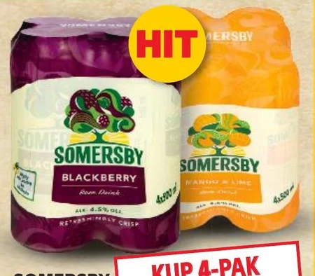 Somersby Napój piwny o smaku jeżynowym 4 x 500 ml