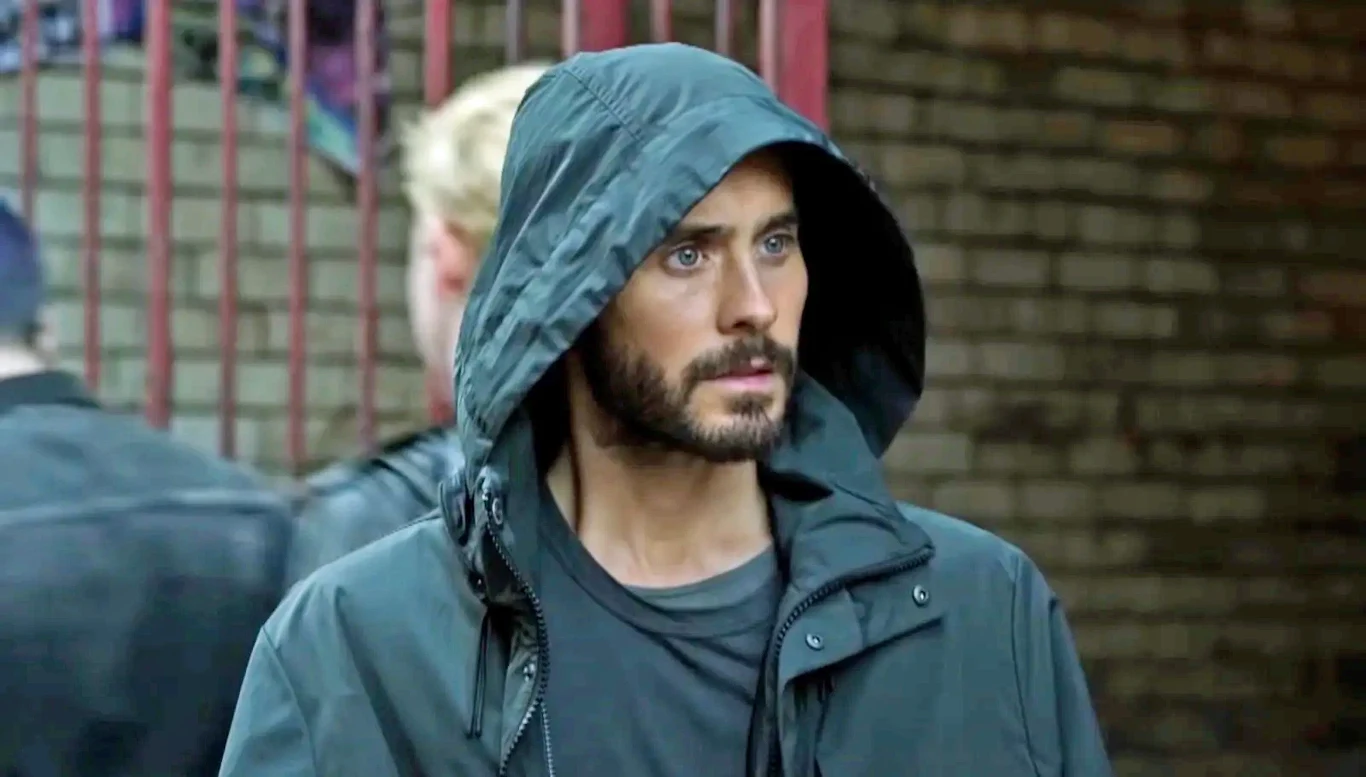 Jared Leto w scenie z filmu "Morbius" Jared Leto w scenie z filmu "Morbius"