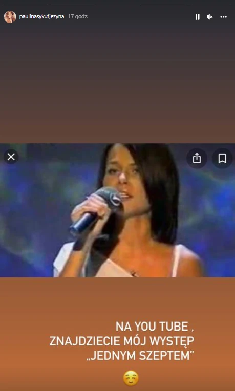 Paulina Sykut-Jeżyna w programie "Idol". Archiwalne zdjęcia pokazała na IG @paulinasykutjezyna Paulina Sykut-Jeżyna w programie "Idol". Archiwalne zdjęcia pokazała na IG @paulinasykutjezyna