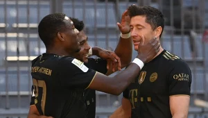 David Alaba i Robert Lewandowski w barwach Bayernu Monachium