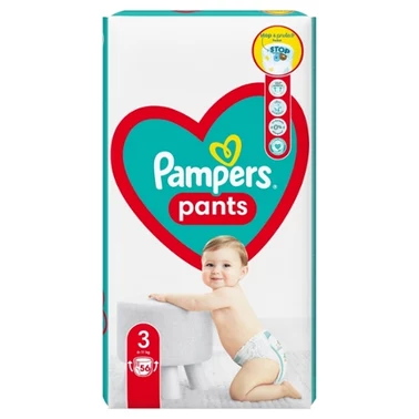 Pampers Pants Pieluchomajtki, rozmiar 3, 56 sztuk, 6kg-11kg - 6