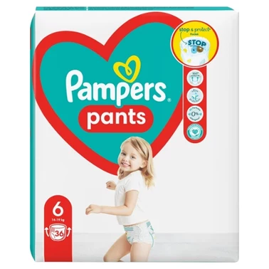 Pampers Pants Pieluchomajtki, rozmiar 6, 36 sztuk, 14kg-19kg - 5