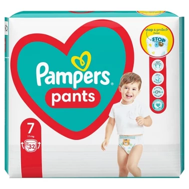 Pampers Pants Pieluchomajtki, rozmiar 7, 32 sztuk, 17kg+ - 5