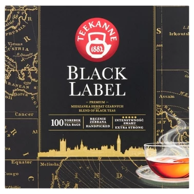 Teekanne Black Label Mieszanka herbat czarnych 200 g (100 x 2,0 g) - 1