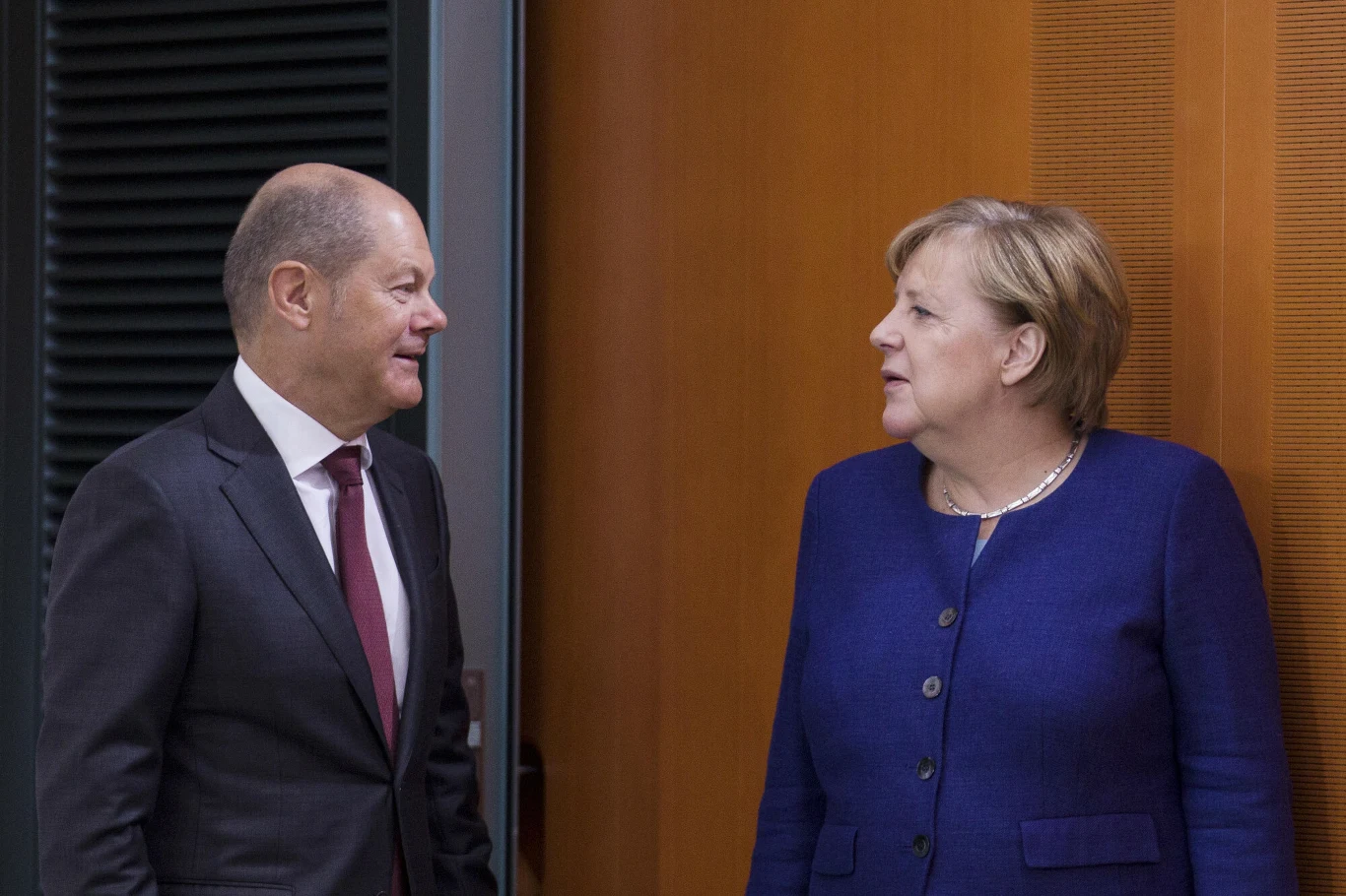 Angela Merkel i Olaf Scholz Angela Merkel i Olaf Scholz