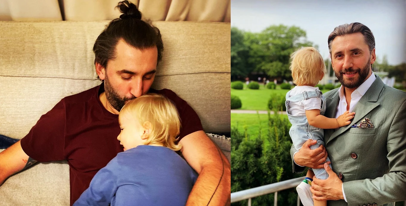 Rafał Maserak z synem Rafał Maserak z synem