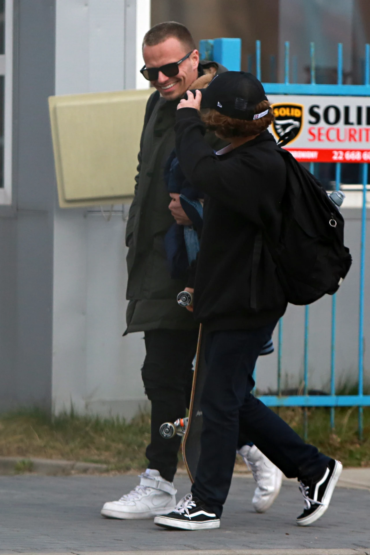 Marcin Hakiel z dziećmi Marcin Hakiel z dziećmi