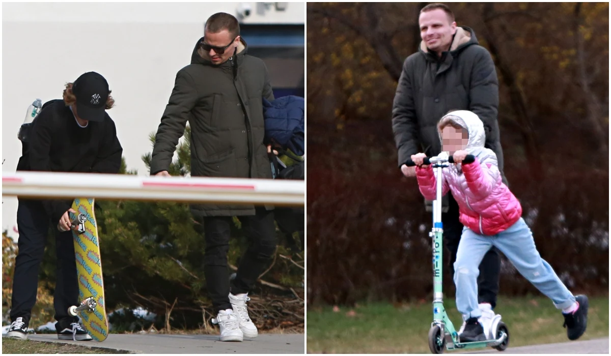 Marcin Hakiel z dziećmi Marcin Hakiel z dziećmi