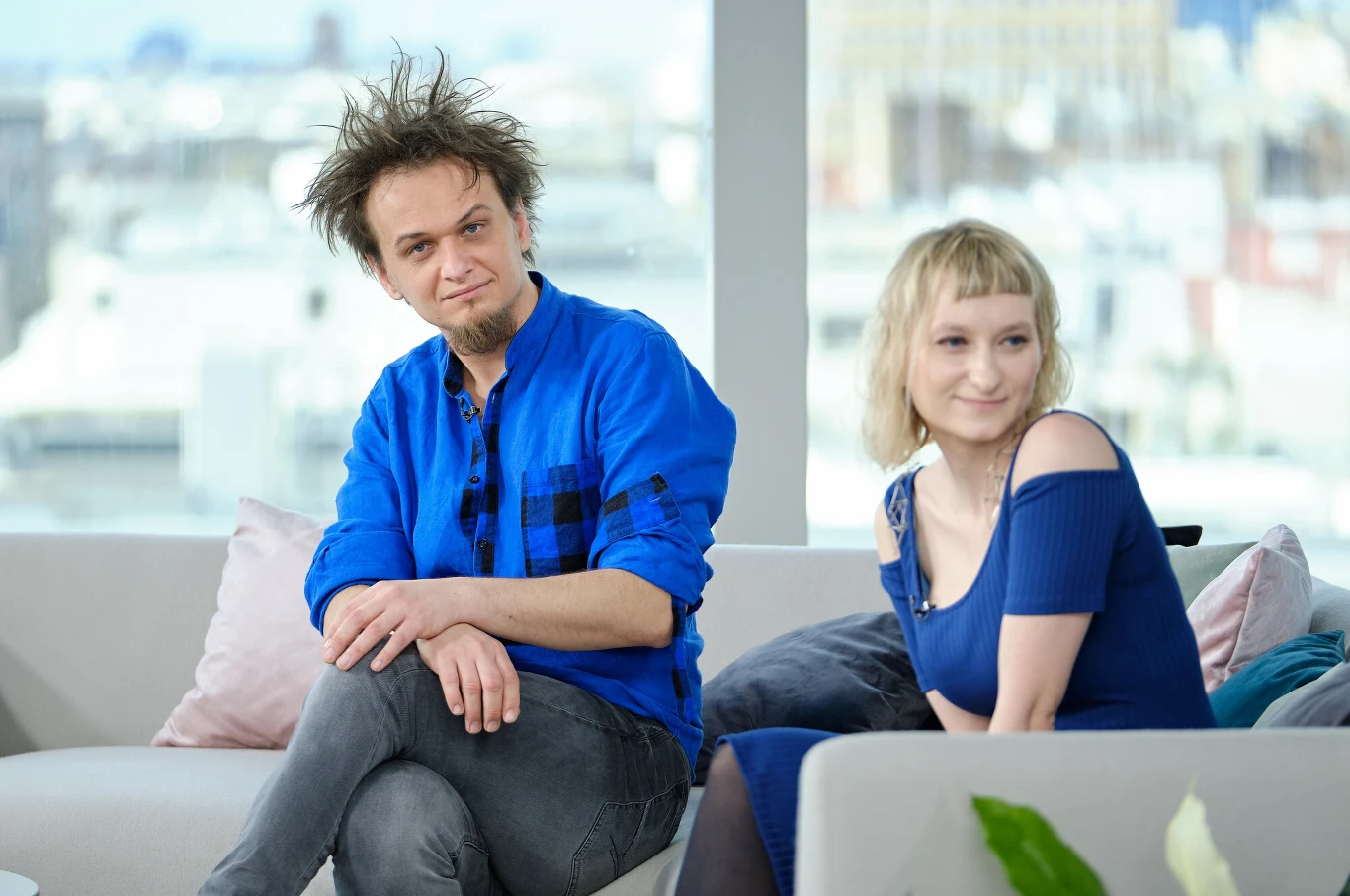 Sosnowski z żoną Olą Górecką w marcu 2020 r. Sosnowski z żoną Olą Górecką w marcu 2020 r.