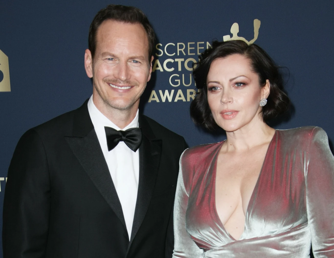 Dagmara Domińczyk i Patrick Wilson podczas 28. rozdania nagród Screen Actors Guild w 2022 roku