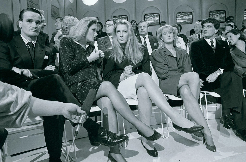Od lewej Yann, Marine i Marie-Caroline Le Pen w 1988 r. 