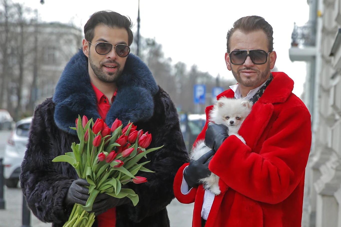 Gabriel Seweryn z partnerem Gabriel Seweryn z partnerem