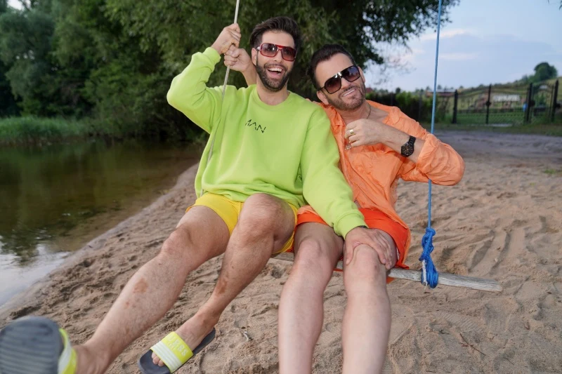 Gabriel Seweryn z partnerem