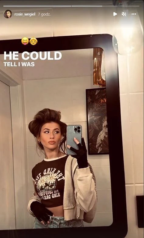 Roksana Węgiel na Instagramie Roksana Węgiel na Instagramie