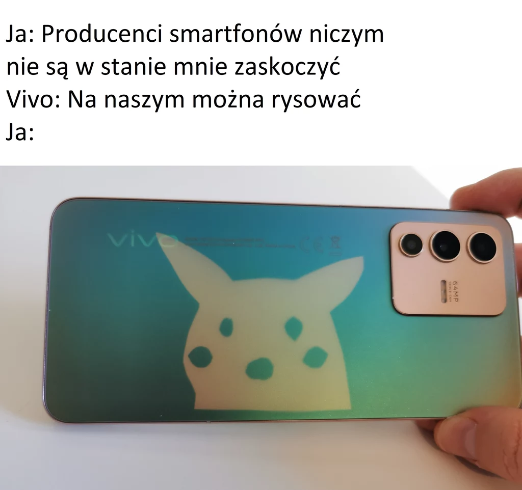 Świetnie się bawiłem podczas testów Vivo V23